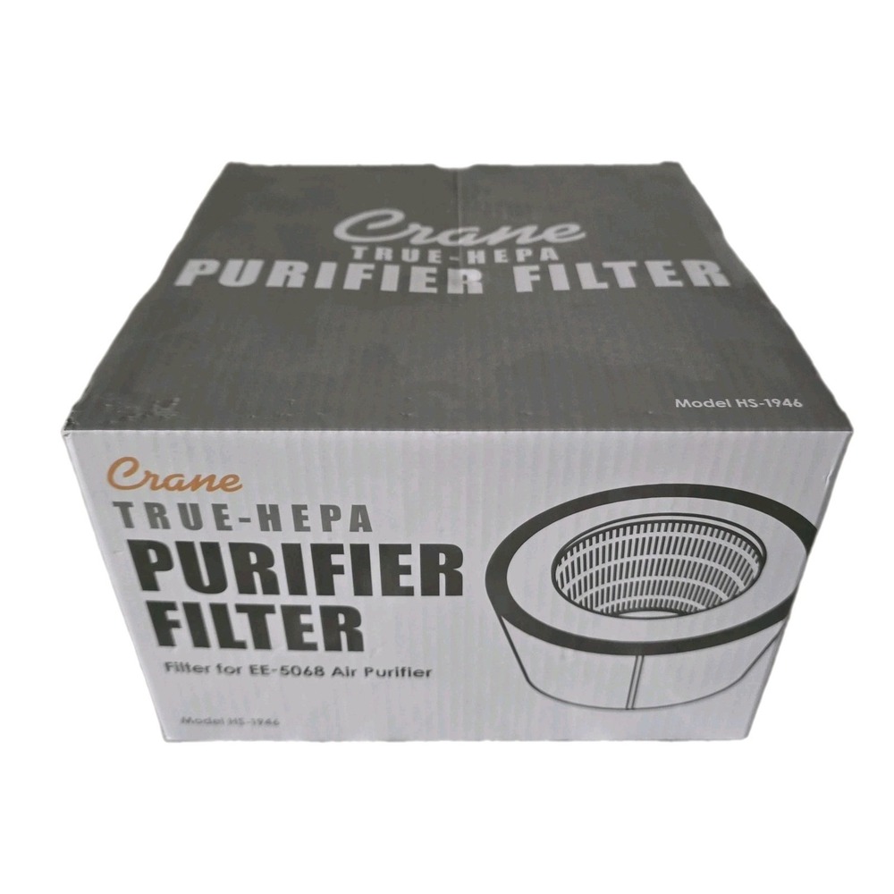 Crane True-Hepa Purifier Filter for EE-5068 Air Purifier New. Model HS-1946